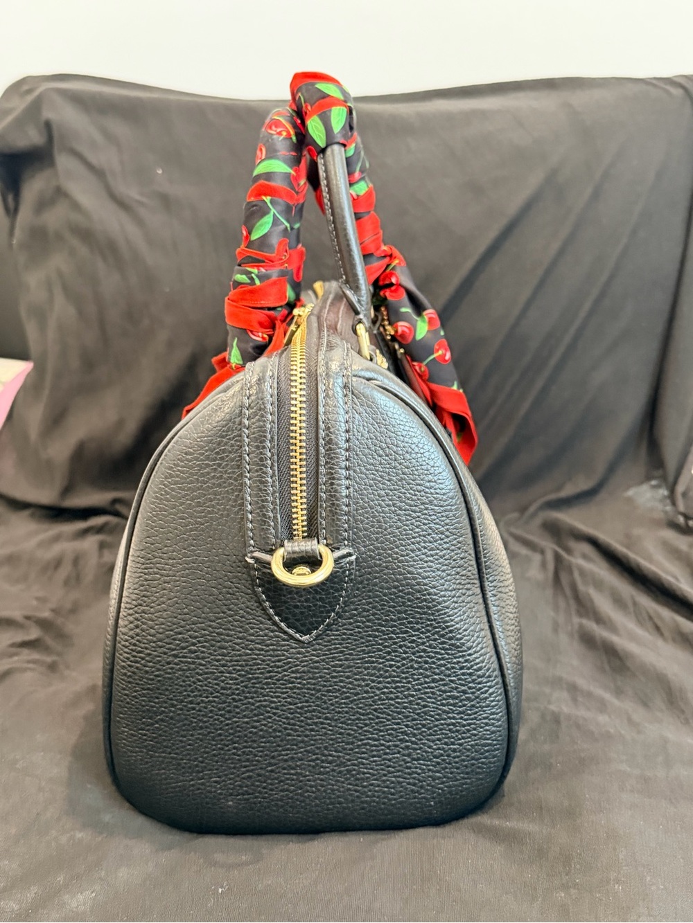 Coach Black Pebbled Leather Rowan - Picture 2 of 8